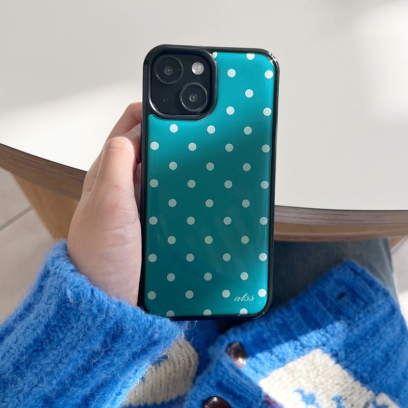dot epoxy bumper case(mint)