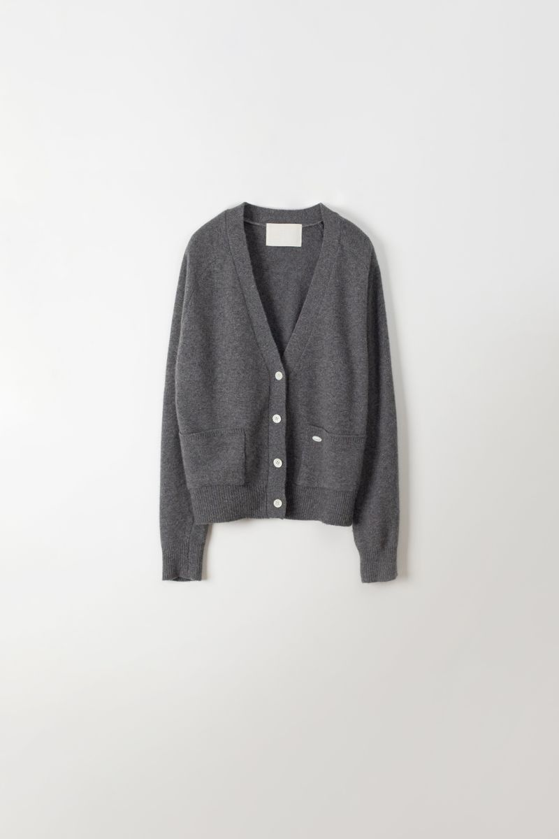Loose cardigan (Grey)