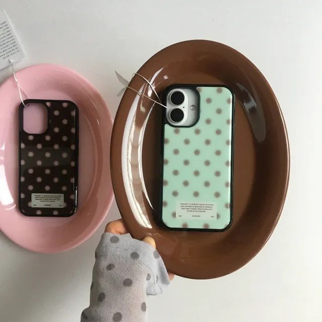 snow dot mint moca