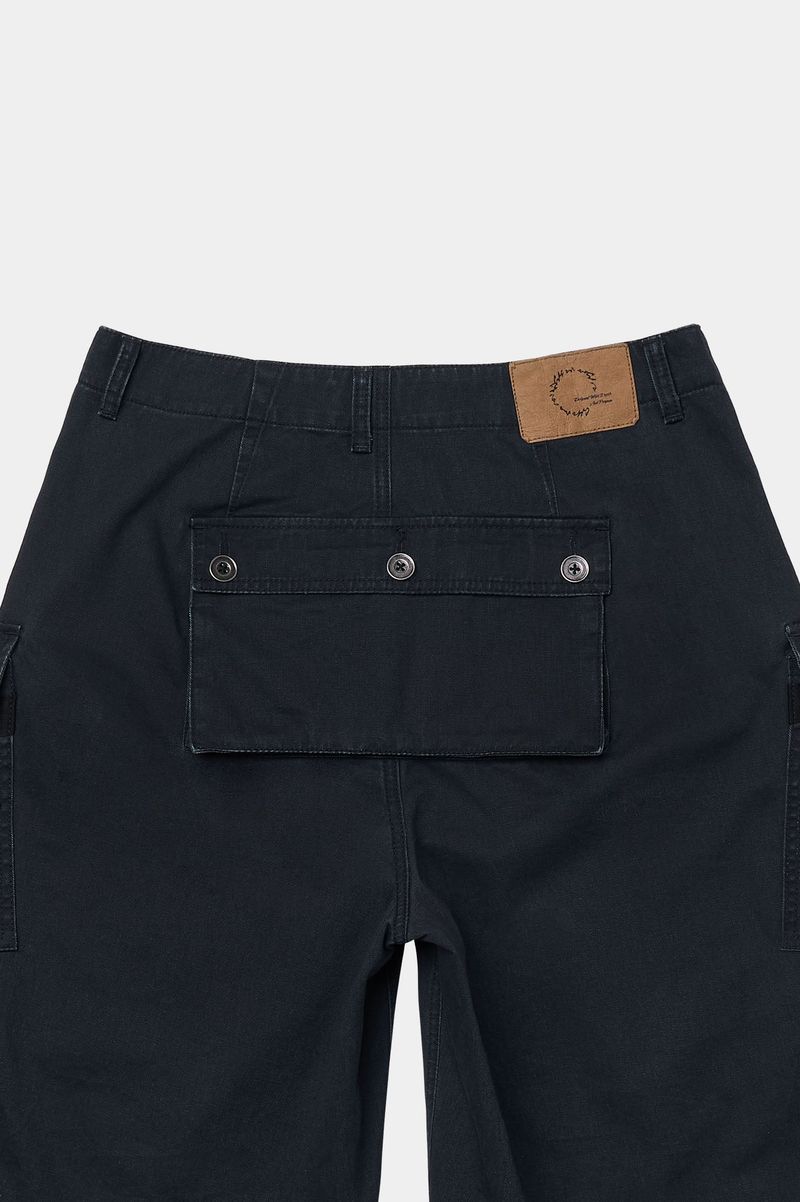 Monkey Pockets Cargo Shorts (Washed Navy)