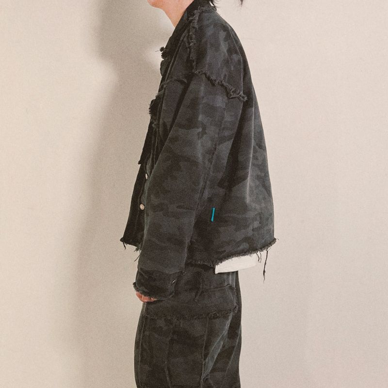 grunge camouflage jacket_charcoal