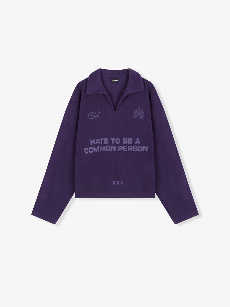 OVERSIZED PRINTED FLEECE