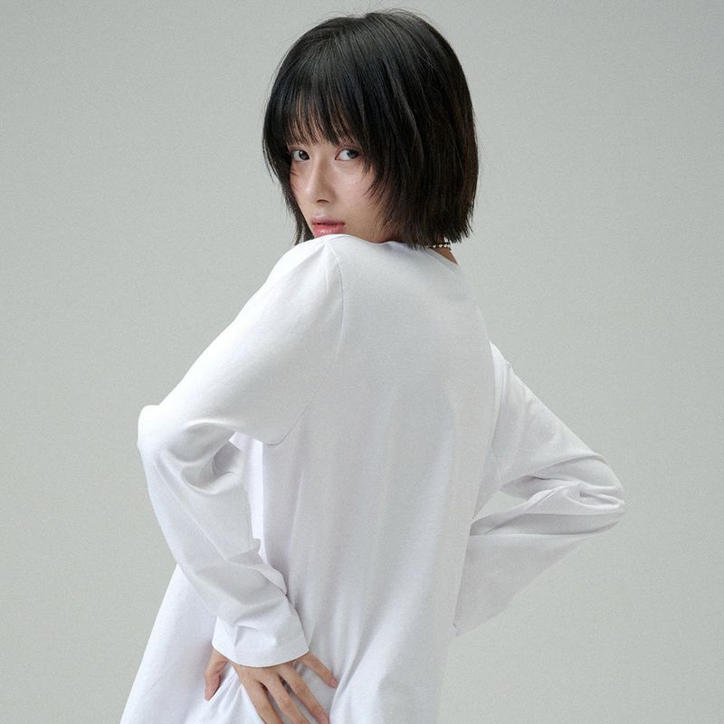 MELLOW MOMENT PLAIN T-SHIRT (White)
