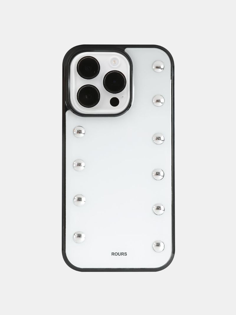 ROURS(ラウォルズ)の「line stud case (white)(Smartphone Accessories)」
