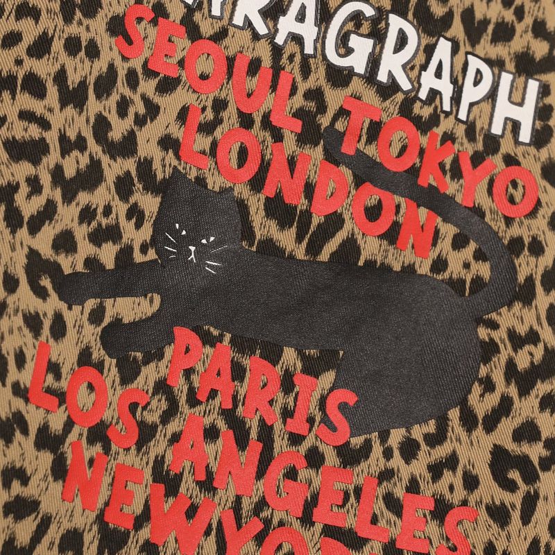 BLACK CAT LEOPARD BAG