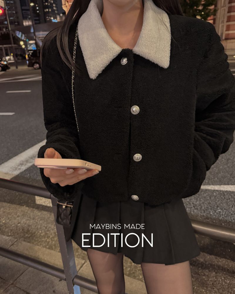 【MADE】bicolor fur jacket