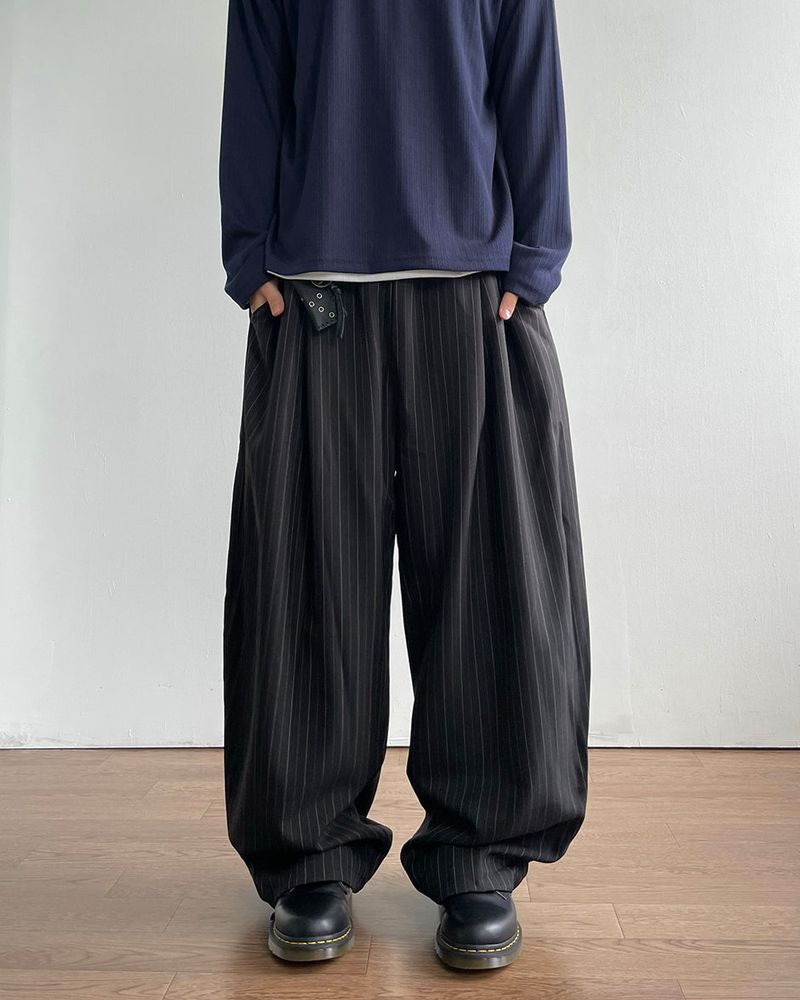 IDF（アイディーエフ）の「Drape Stripe Banding Slacks（Pants）」