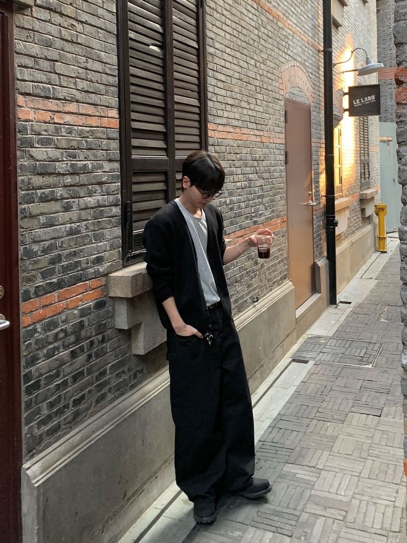 [Premium] Clean Wool Knit Cardigan