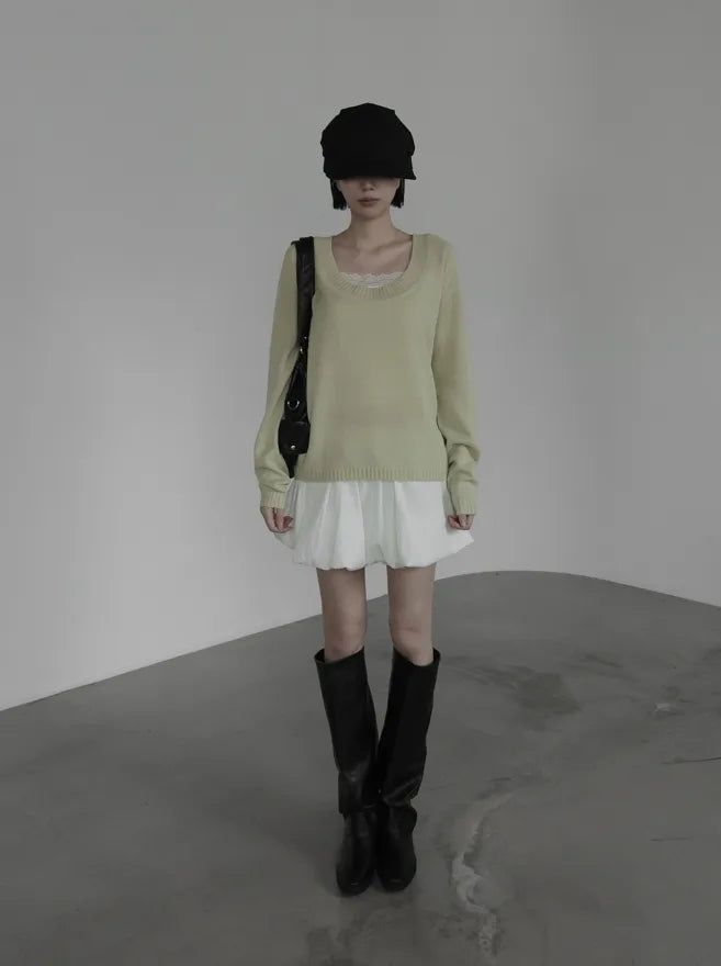 Bellen Deep U-Neck Knit