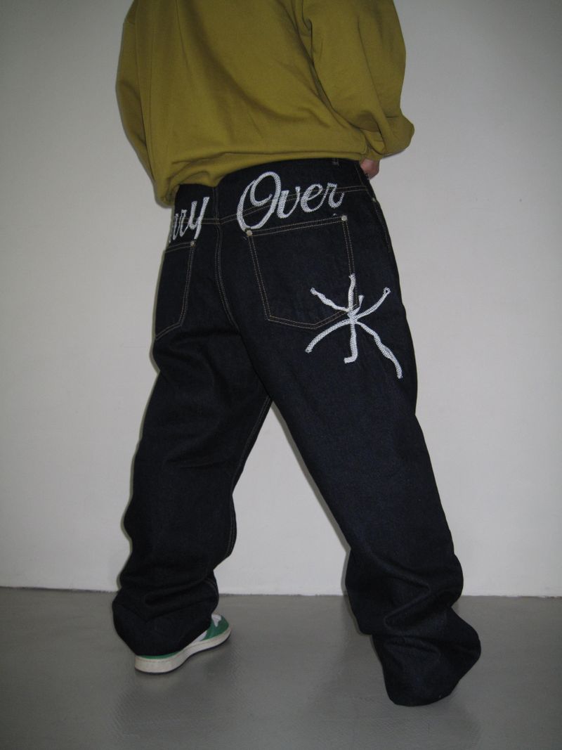 Denim Handle Pants (3c)