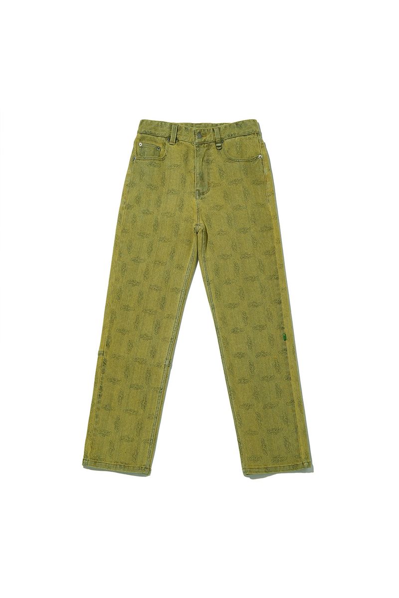 FLIP Denim Pants_Mustard Gold