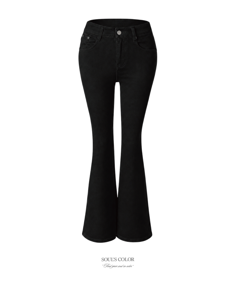 HIP PAD SLIM BOOTCUT PANTS