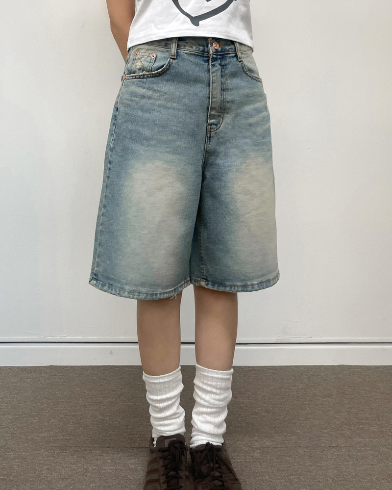 ADY DAMAGE BERMUDA SHORT PANTS 2C