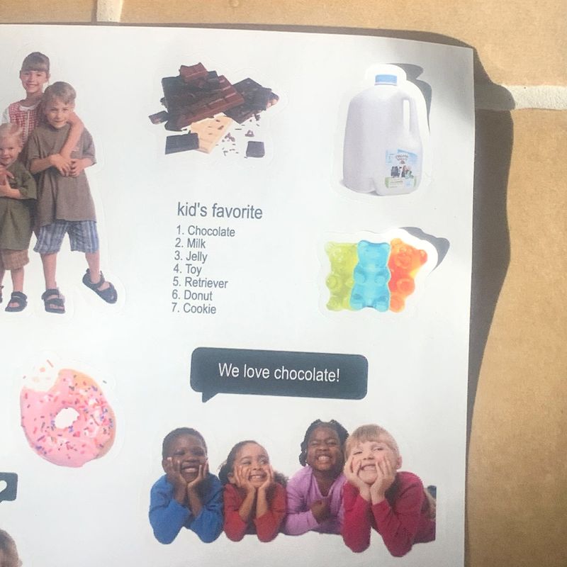 Kids favorite sticker