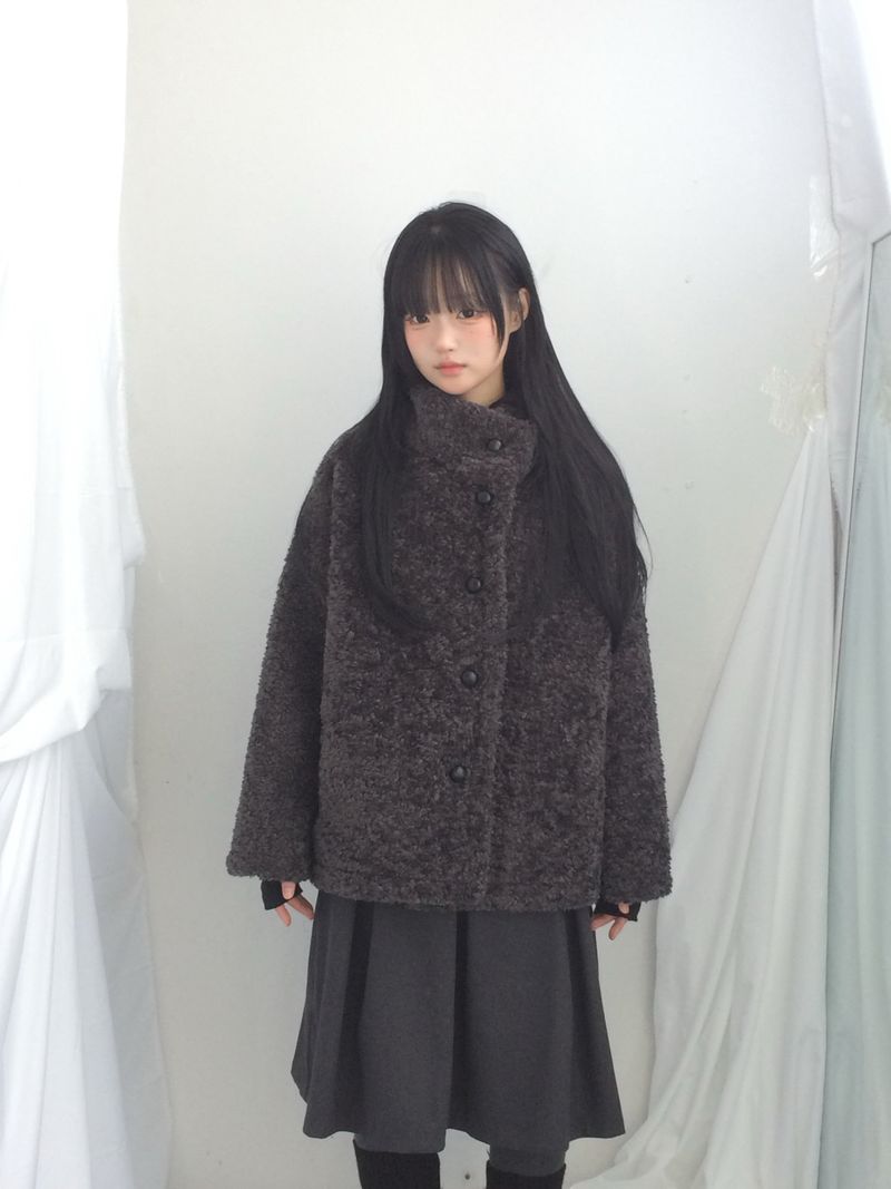 ner.ui.bin（ノエビン）の「ハイネックパフィーファージャケット（ジャケット/アウター）」