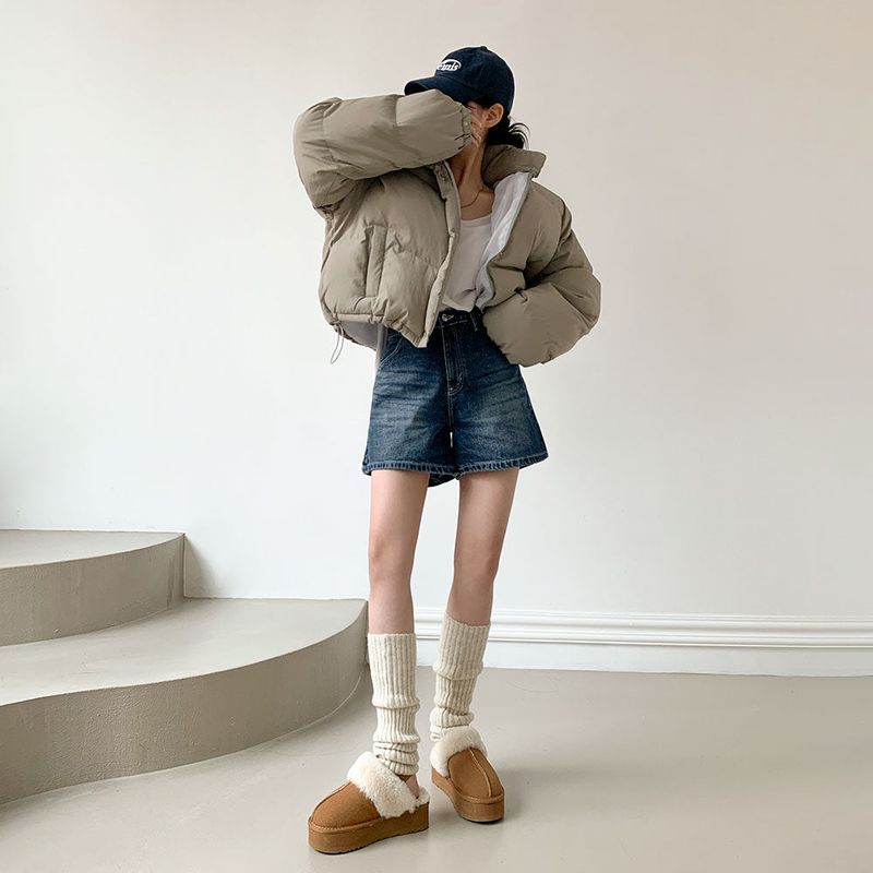 [5color/hot item] Cereal wool leg ribbed warmer