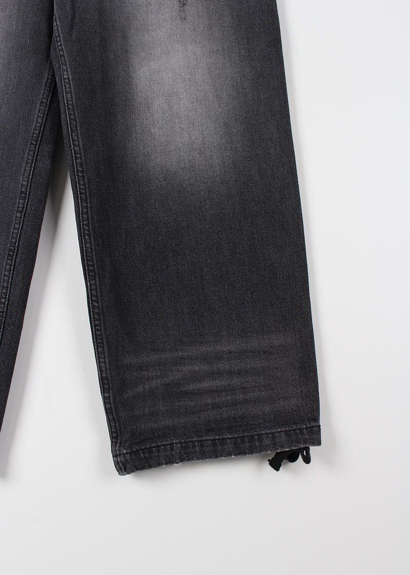 DOUBLE POCKET WIDE DENIM