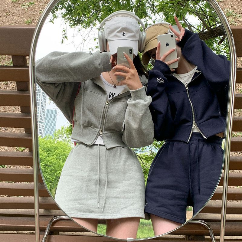 [Bellide made]Sporty two-way two-piece set