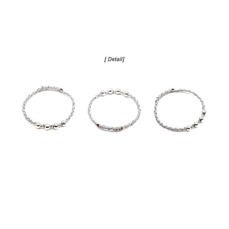 [CCNMADE] 菊 Silver Ring (Light Rainbow)
