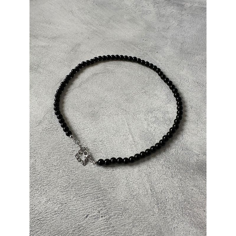 [HANDMADE] Vivid ball chain necklace (4color)