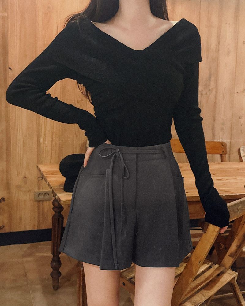 Hiromin Ribbon Shorts