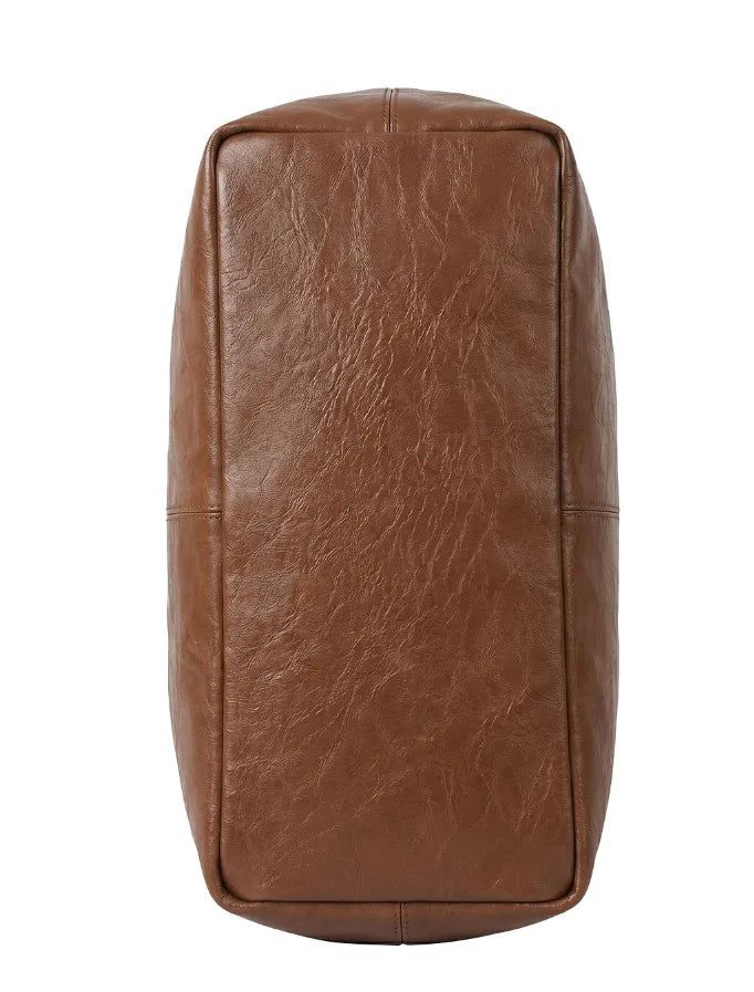 Ladan Big Leather Shoulder Bag