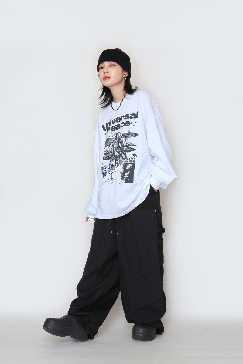 Double Nee Mix Sweatpants