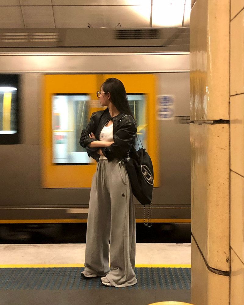 [BELLIDE MADE] Side Folding Wide Training Pants