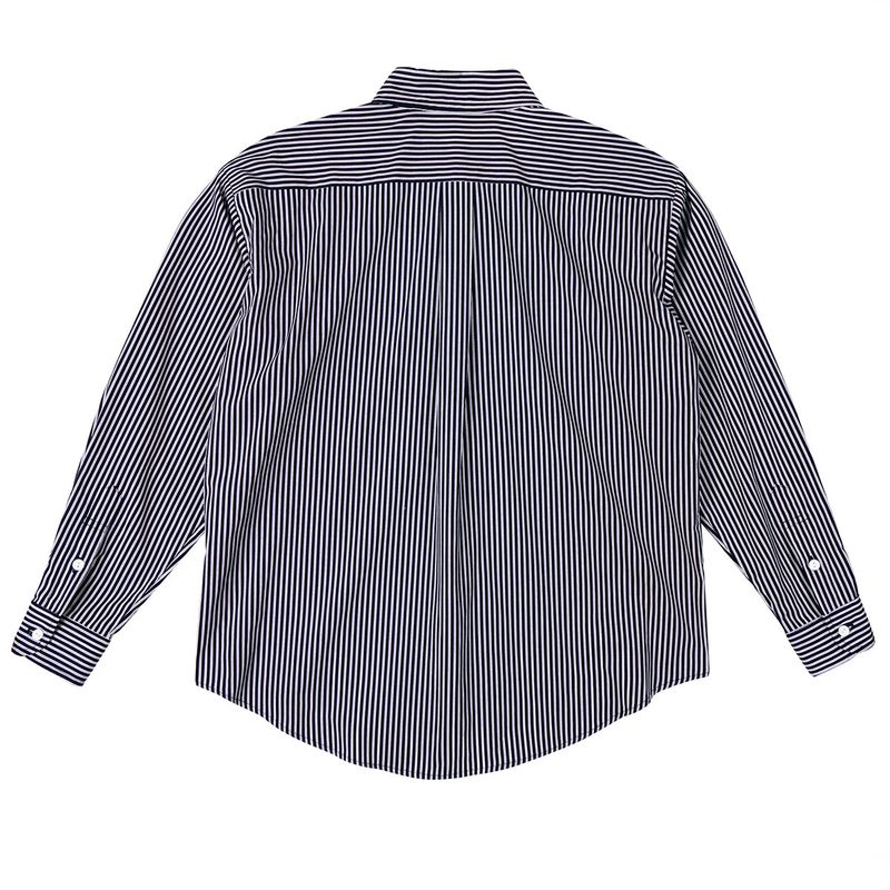 ストライプオーバーシャツ / STRIPE OVER SHIRT_NAVY