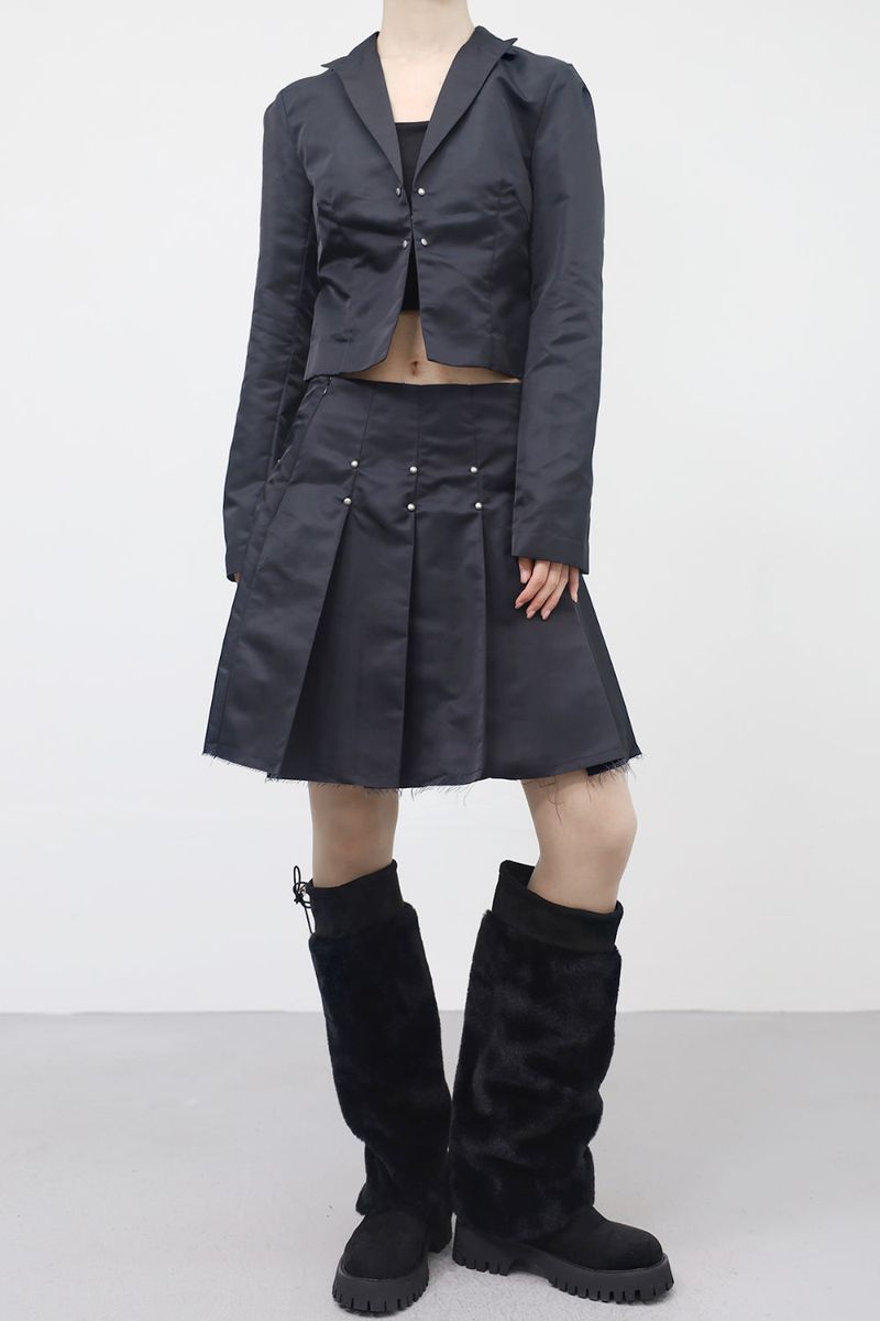 Phena Stud Crop Jacket