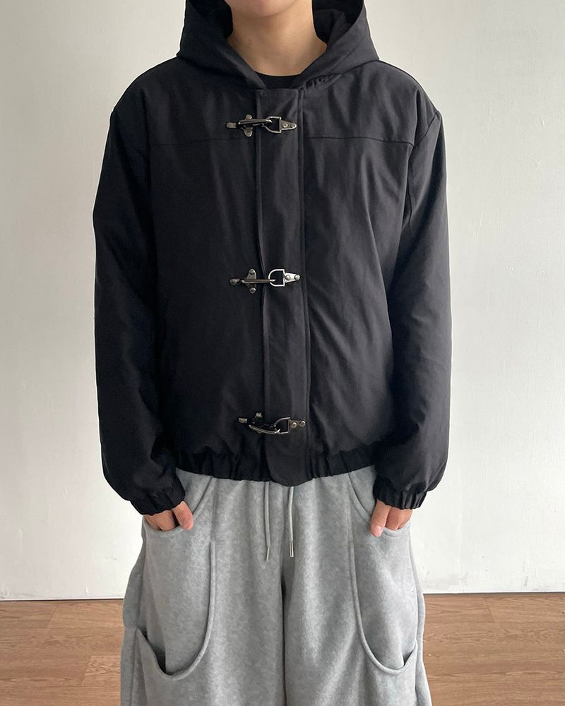 Fireman Buckle Hooded Jumper