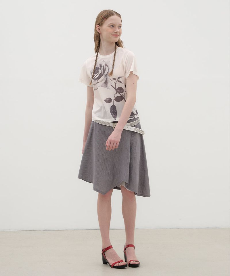 Rose Printed T-shirt - Ivory