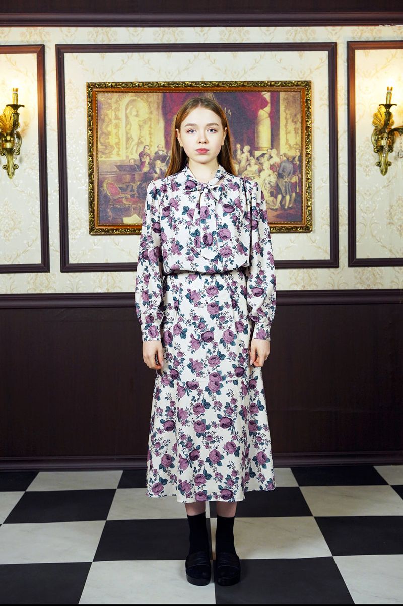 cattline(カトリーヌ)の「flower long skirt(Skirts)」