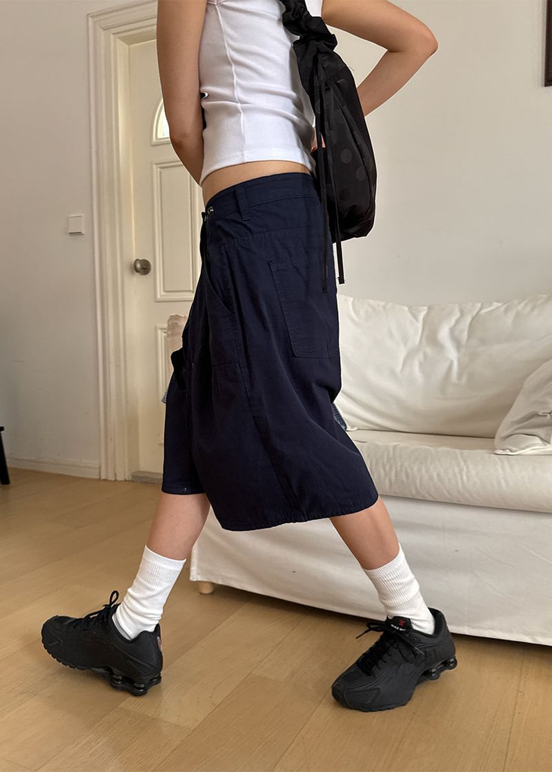 SNAP BERMUDA PANTS