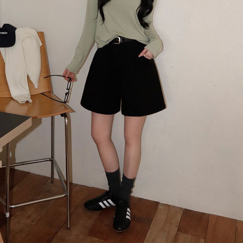 [MADE] Tweet, Pintack Cotton 5 Minute Shorts