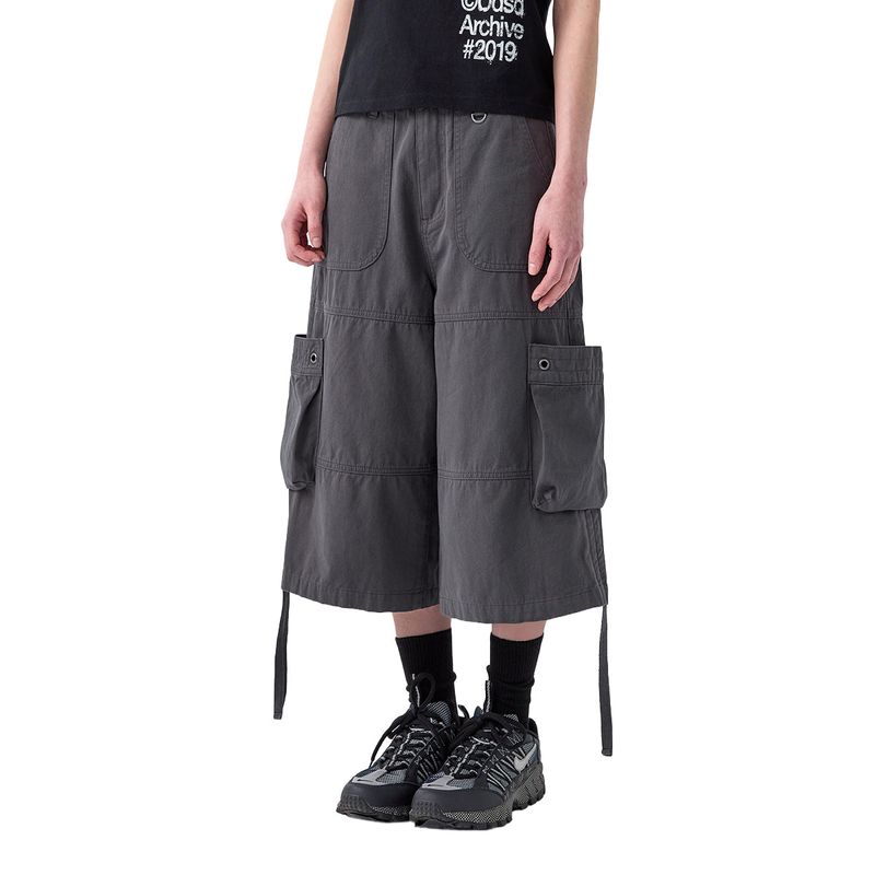 ODDSTUDIO（オッドスタジオ）の「Patch Pocket Shirred Bermuda Pants - CHARCOAL（Pants）」