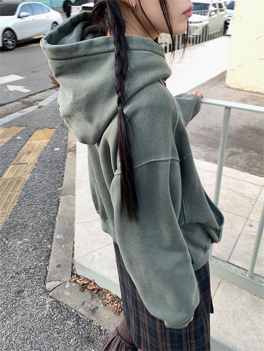 PIGMENT HOOD ZIP-UP (3C)