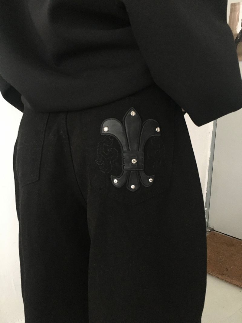 Chrome Bloody Stud Balloon Pants (2c)
