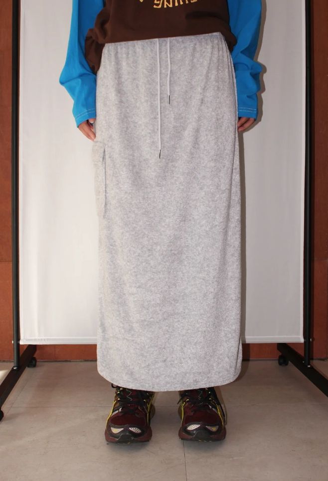 PATCH TERRY LONG SKIRT