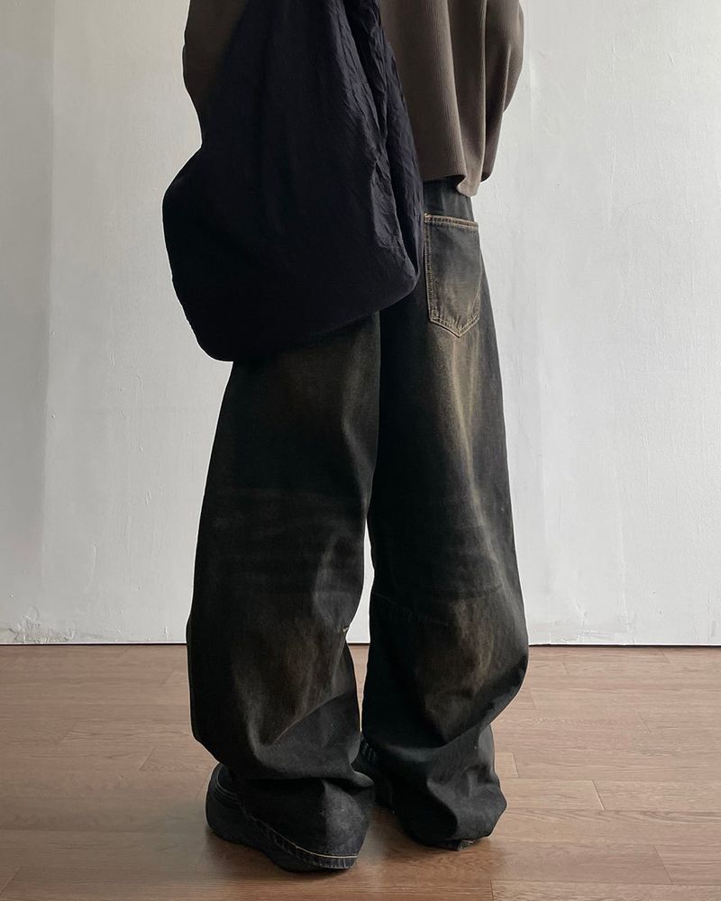 Mood Tinted Black Denim Pants