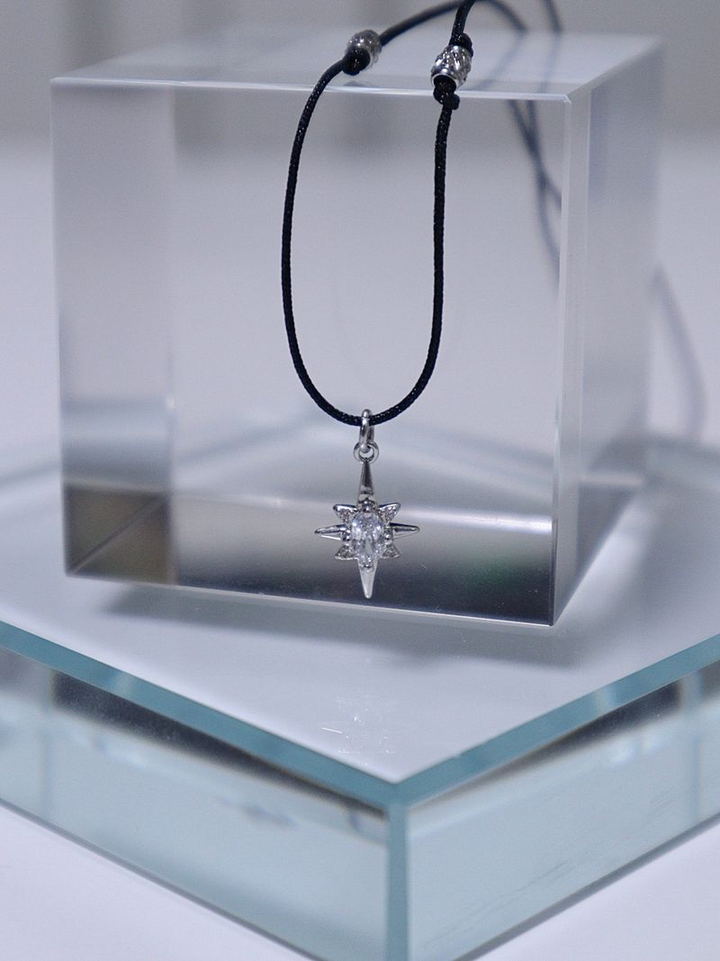 starlight crystal string necklace