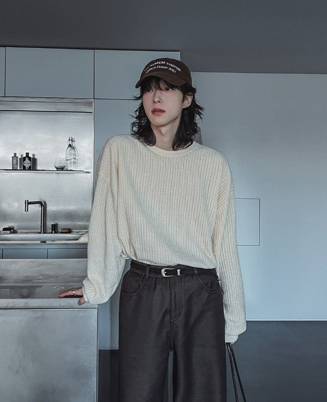 Tachy Velvet Knit Sweatshirt