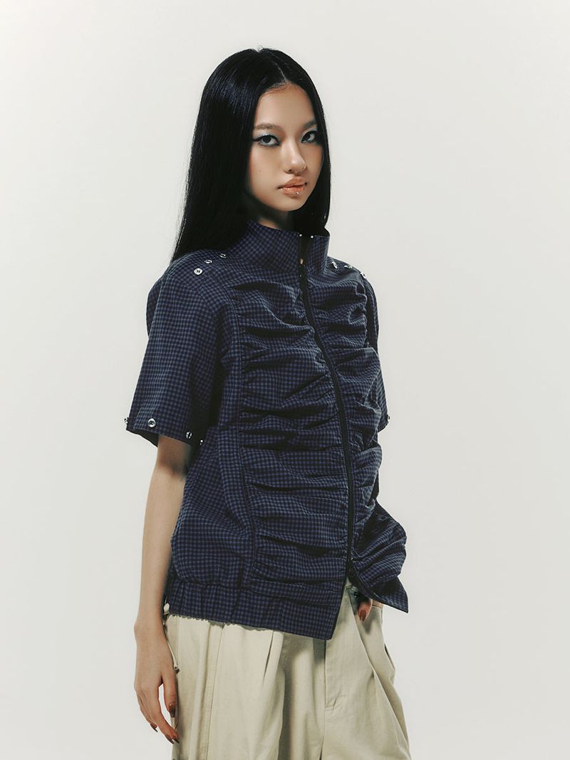 2-WAY BUTTON ARM JK NAVY