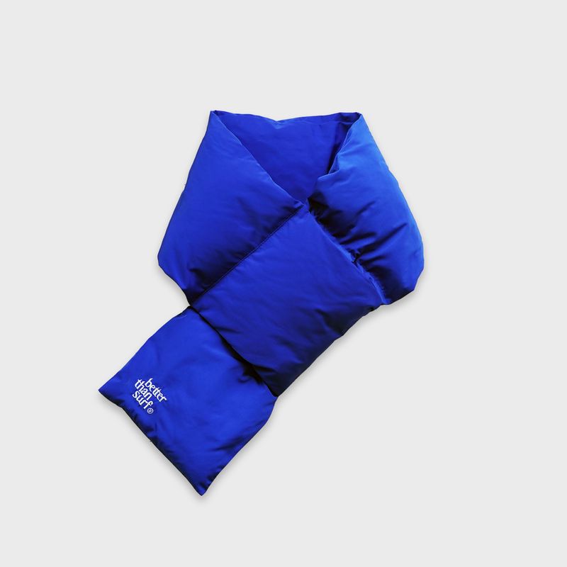 BETTER THAN SURF(べターザンサーフ)の「PADDED MUFFLER - BLUE(Fashion Accessories)」