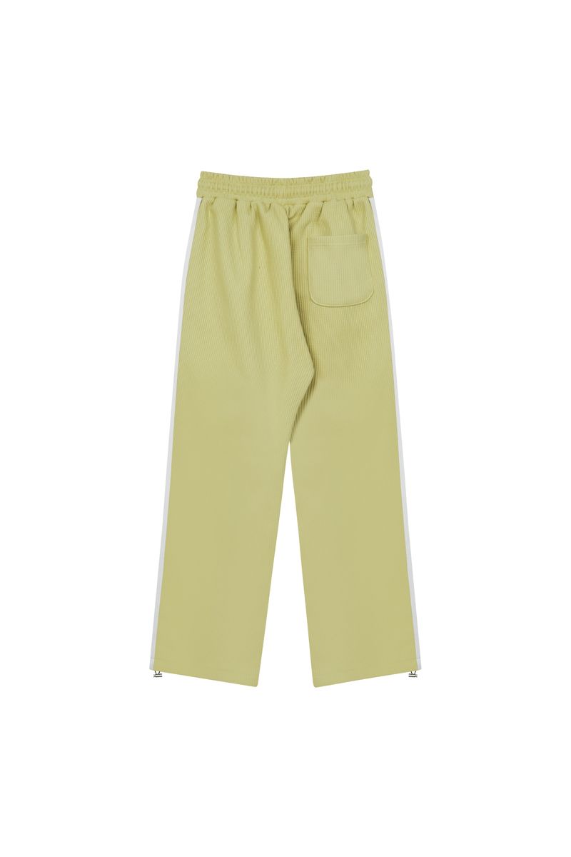 Waffle wide pants 4color
