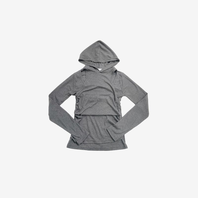 Mato Slit Hooded T-Shirt