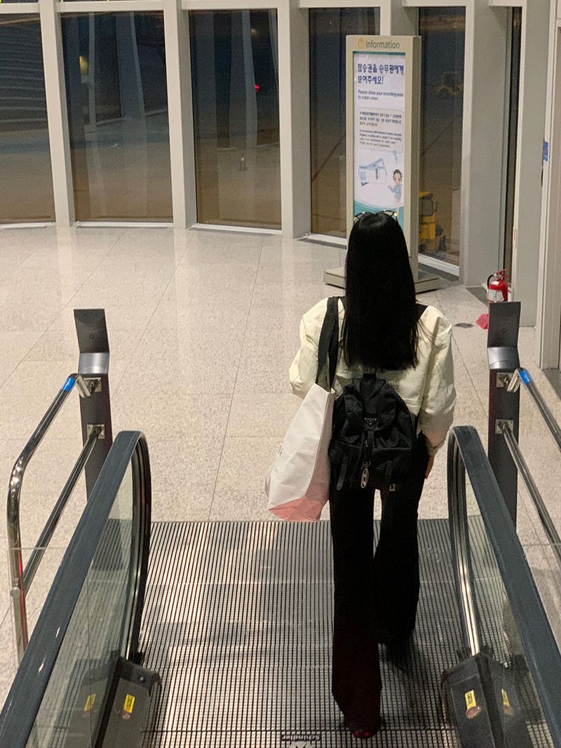 [MADE] Airport long bootcut banding pants -Basic