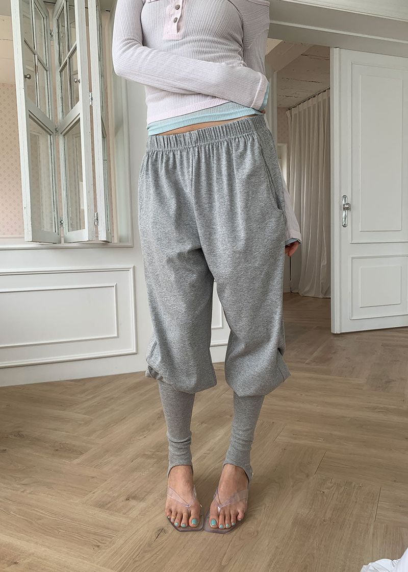 WARMER JOGGER CAPRI PANTS (2color)