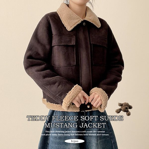 hijjoo（ハイチュー）の「Defoam pocket fleece collar mustang jacket（Jackets/Outerwear）」