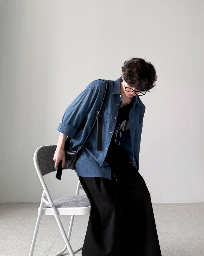 Cairo Linen Loose Shirt